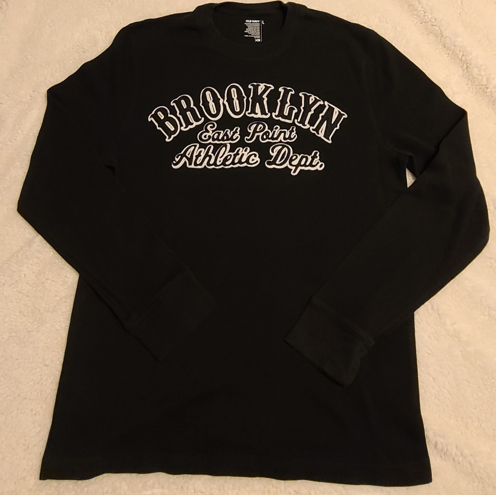 Long sleeve stiched print shirt